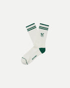 Crew - Sock - Ivory/Green