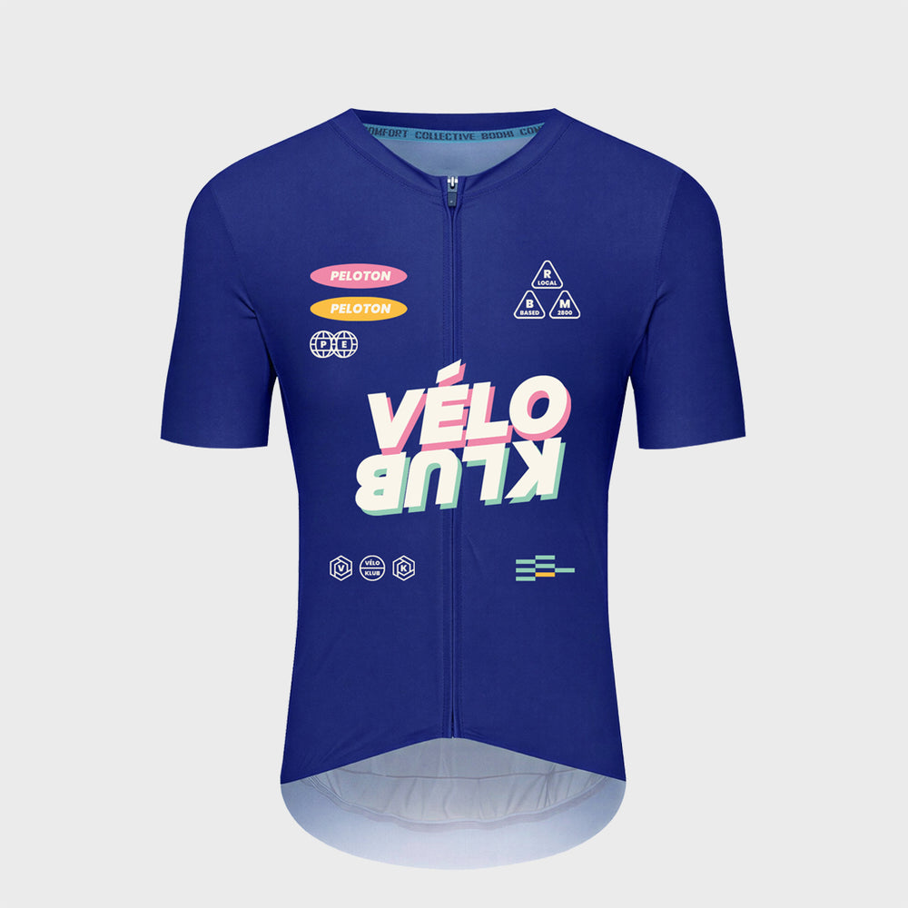 Vélo Klub - Short Sleeve Jersey Men - Blue
