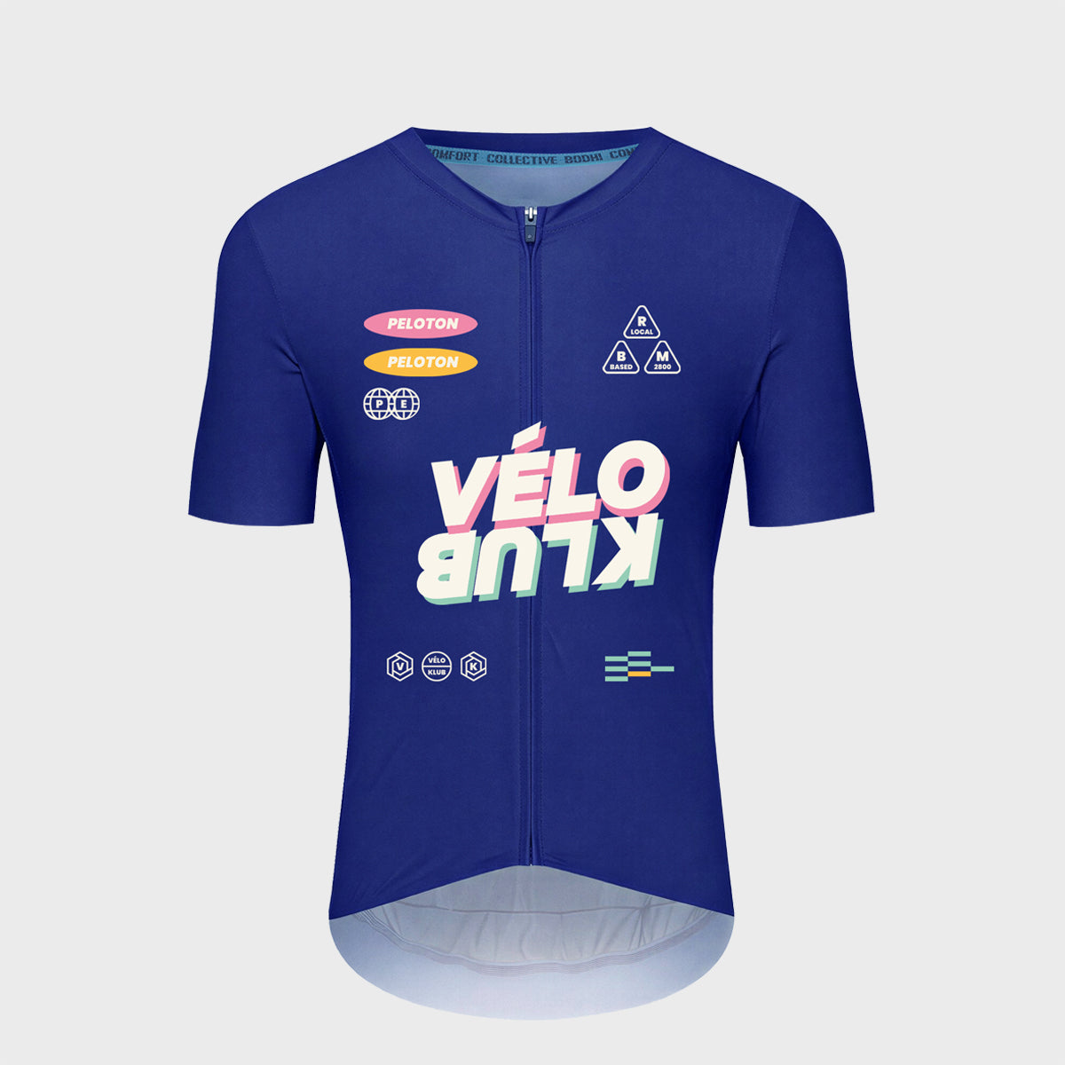 Vélo Klub - Short Sleeve Jersey Men - Blue