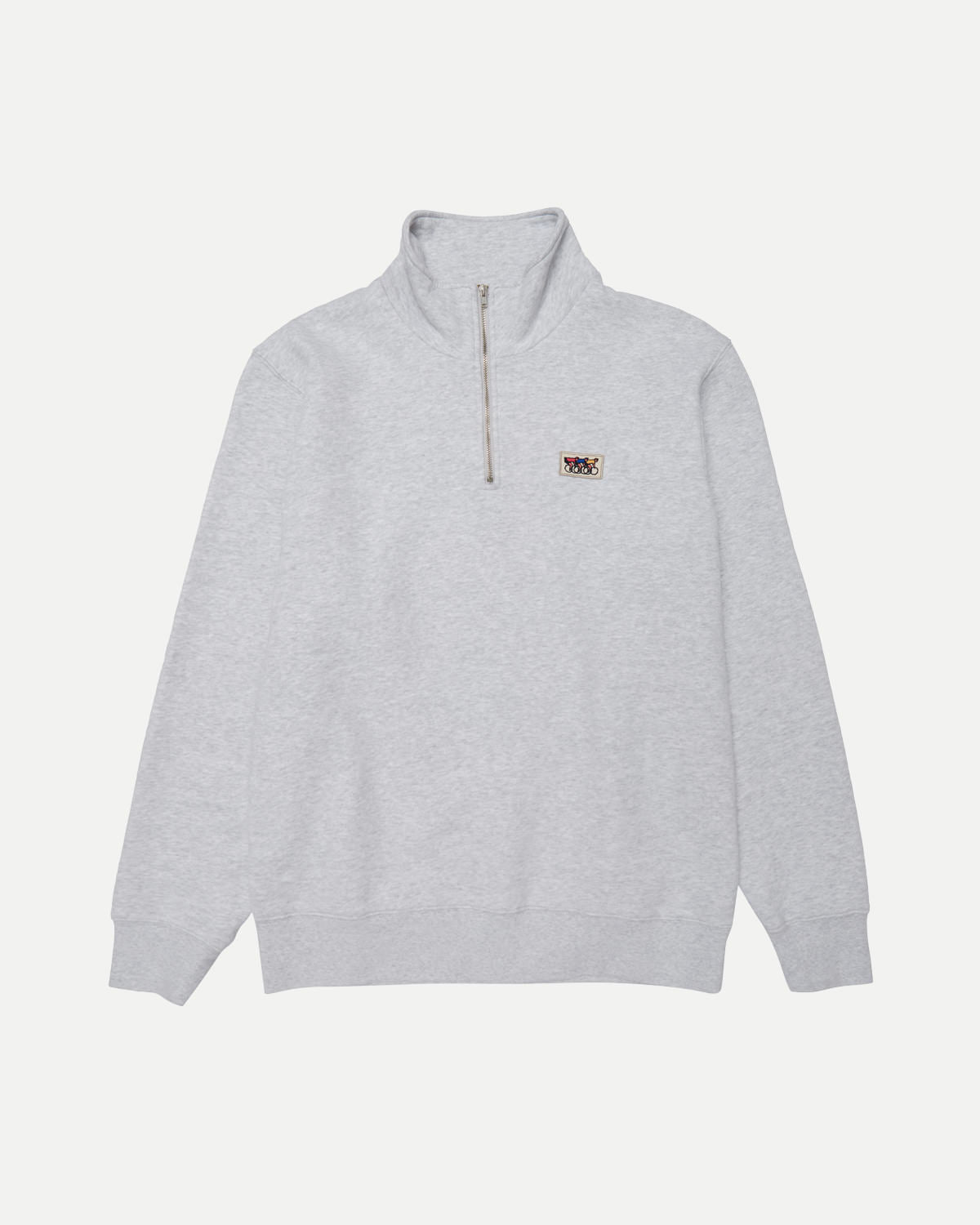 Zip Sweatshirt - Light Grey