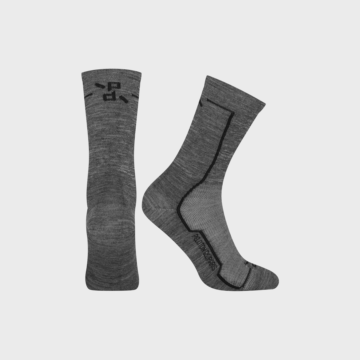 Lightweight Merino - Sock - Grey Melange