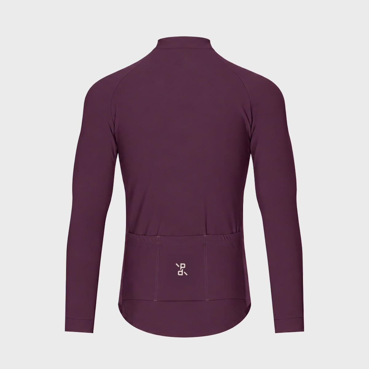 Avonturier Merino Long Sleeve Jersey Burgundy - back