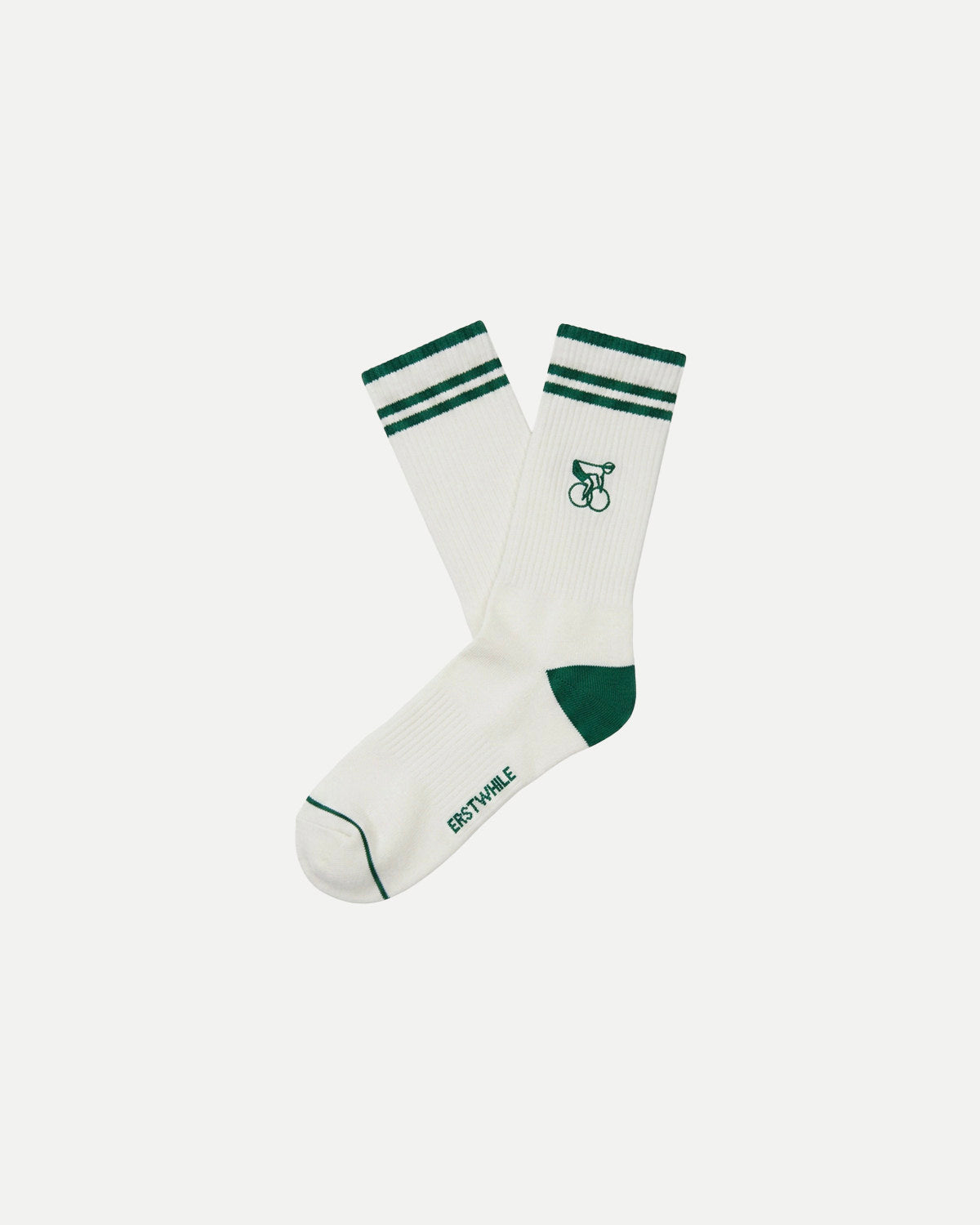 Crew - Sock - Ivory/Green