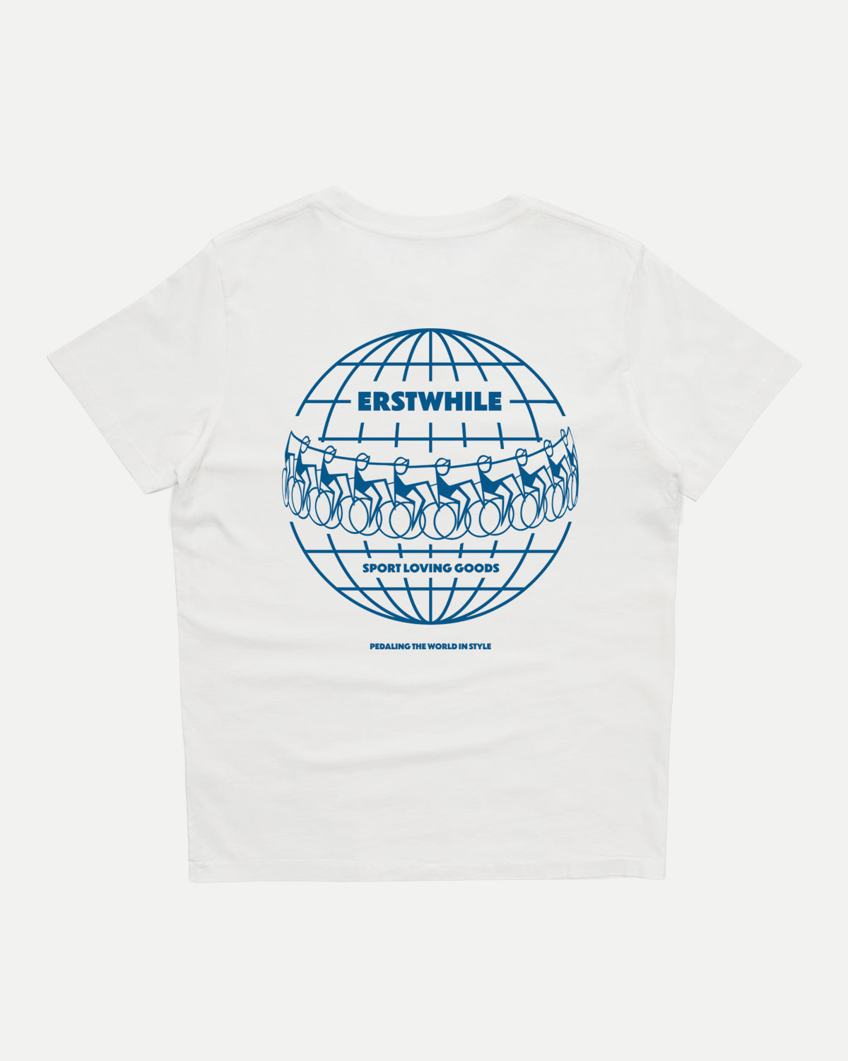 The Globe - T-shirt - Slate White