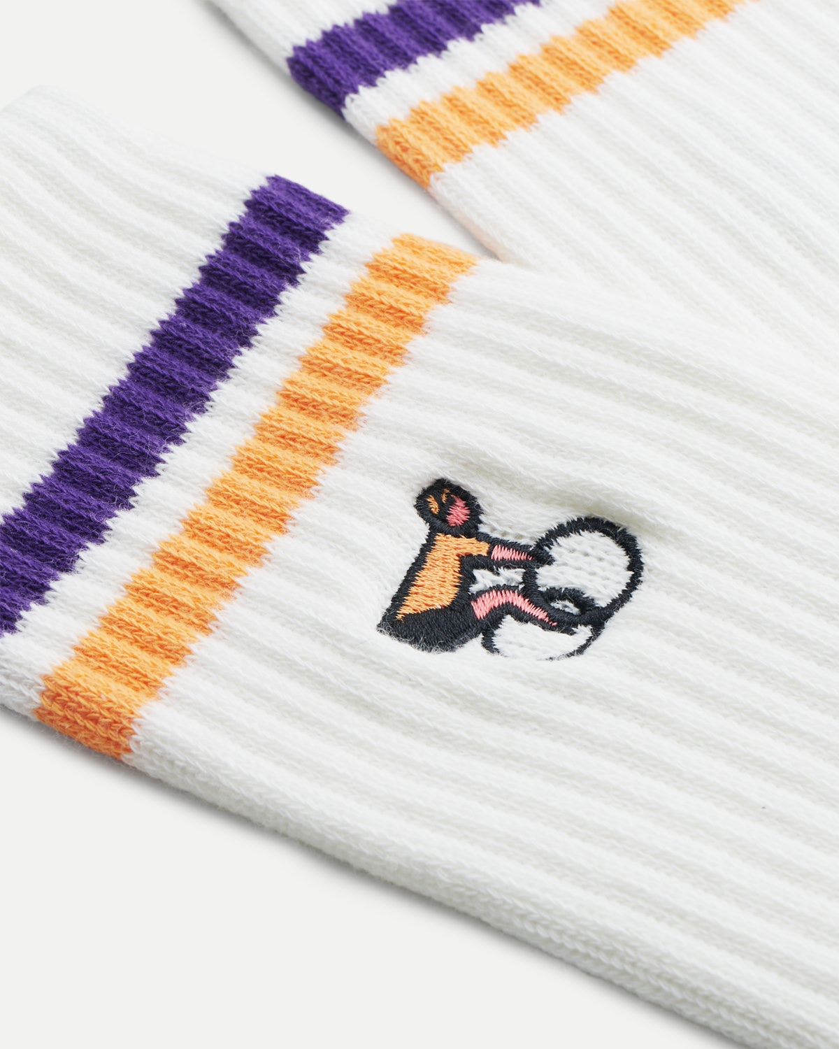 Crew - Sock - Purple/Gold