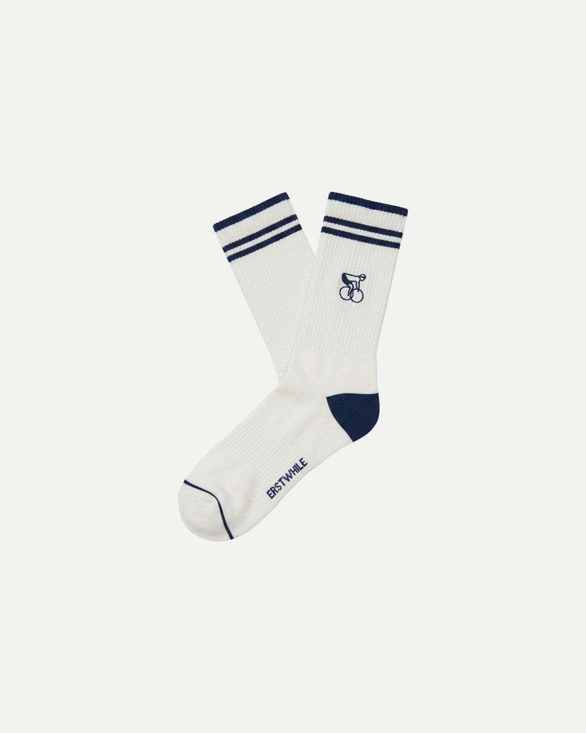 Crew - Sock - Ivory/Navy