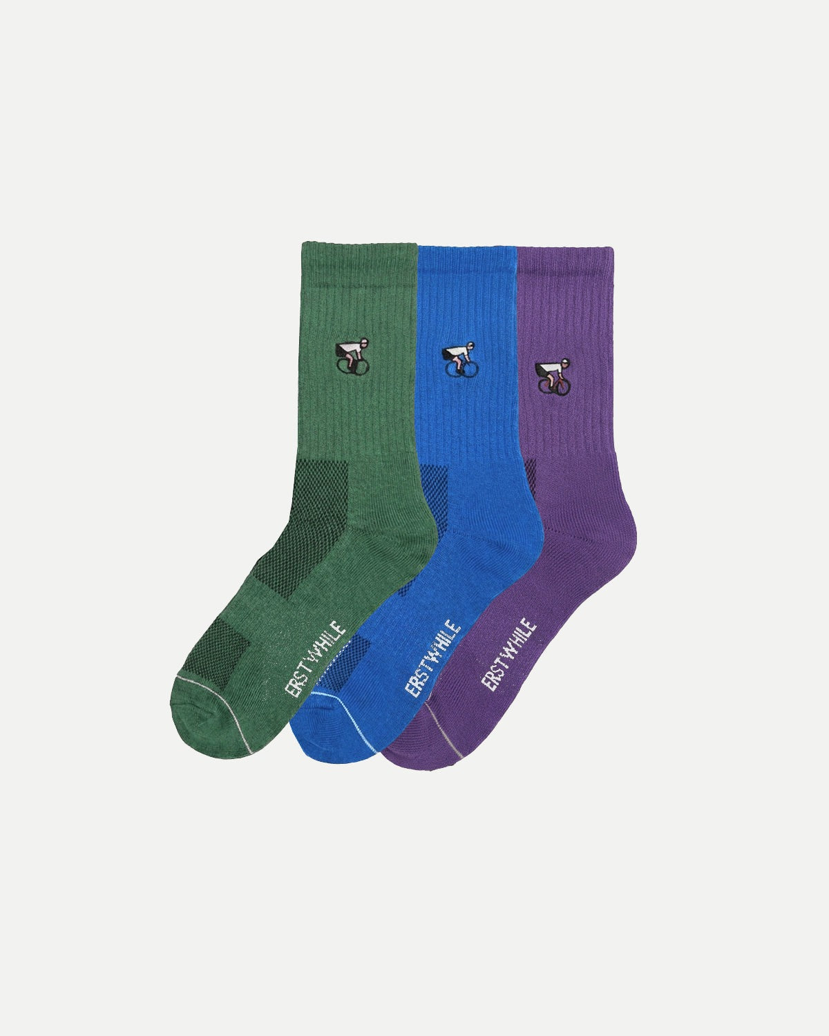 Classic - 3-Pack Socks - Blue/Green/Purple