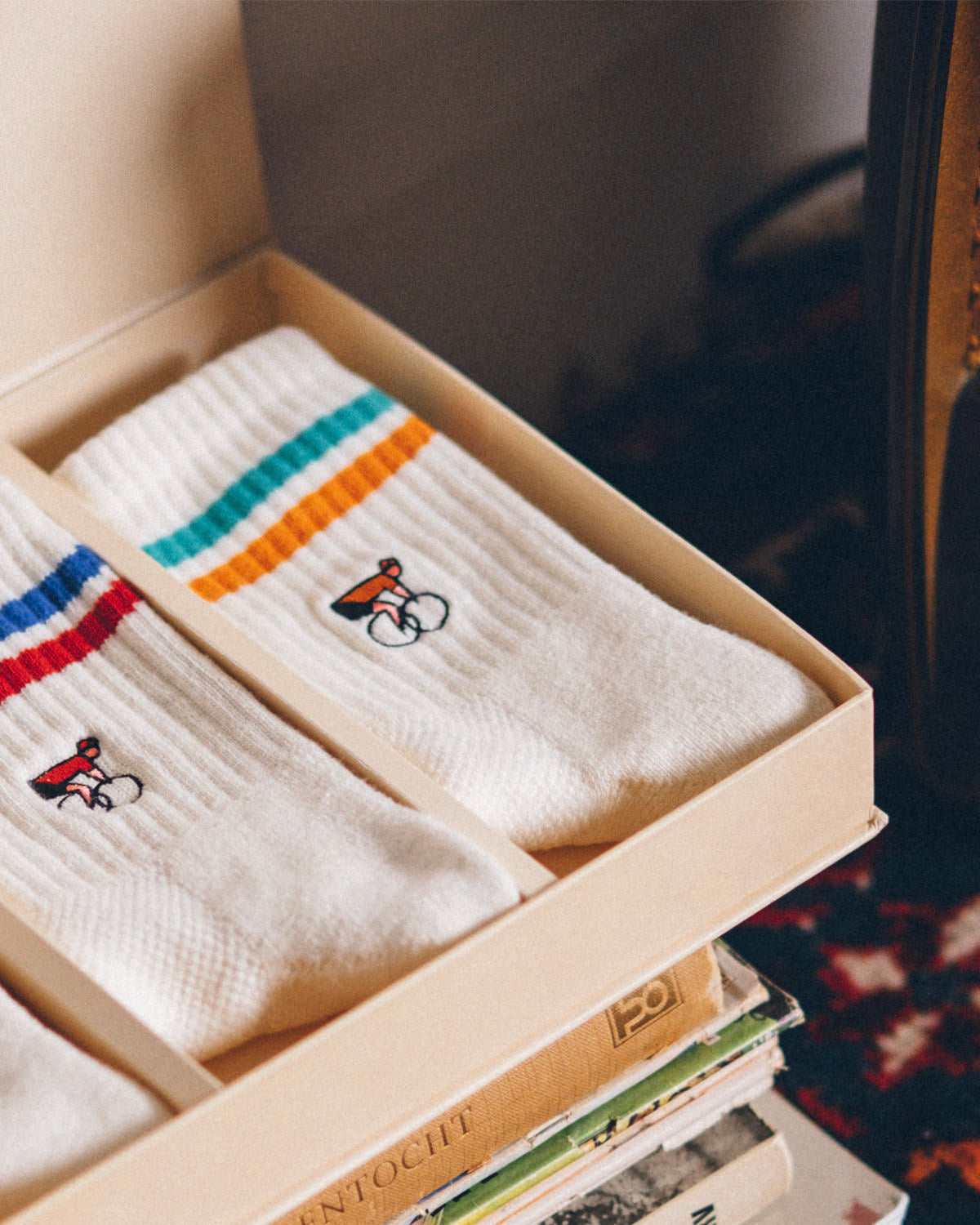 Crew - Sock - Green/Orange