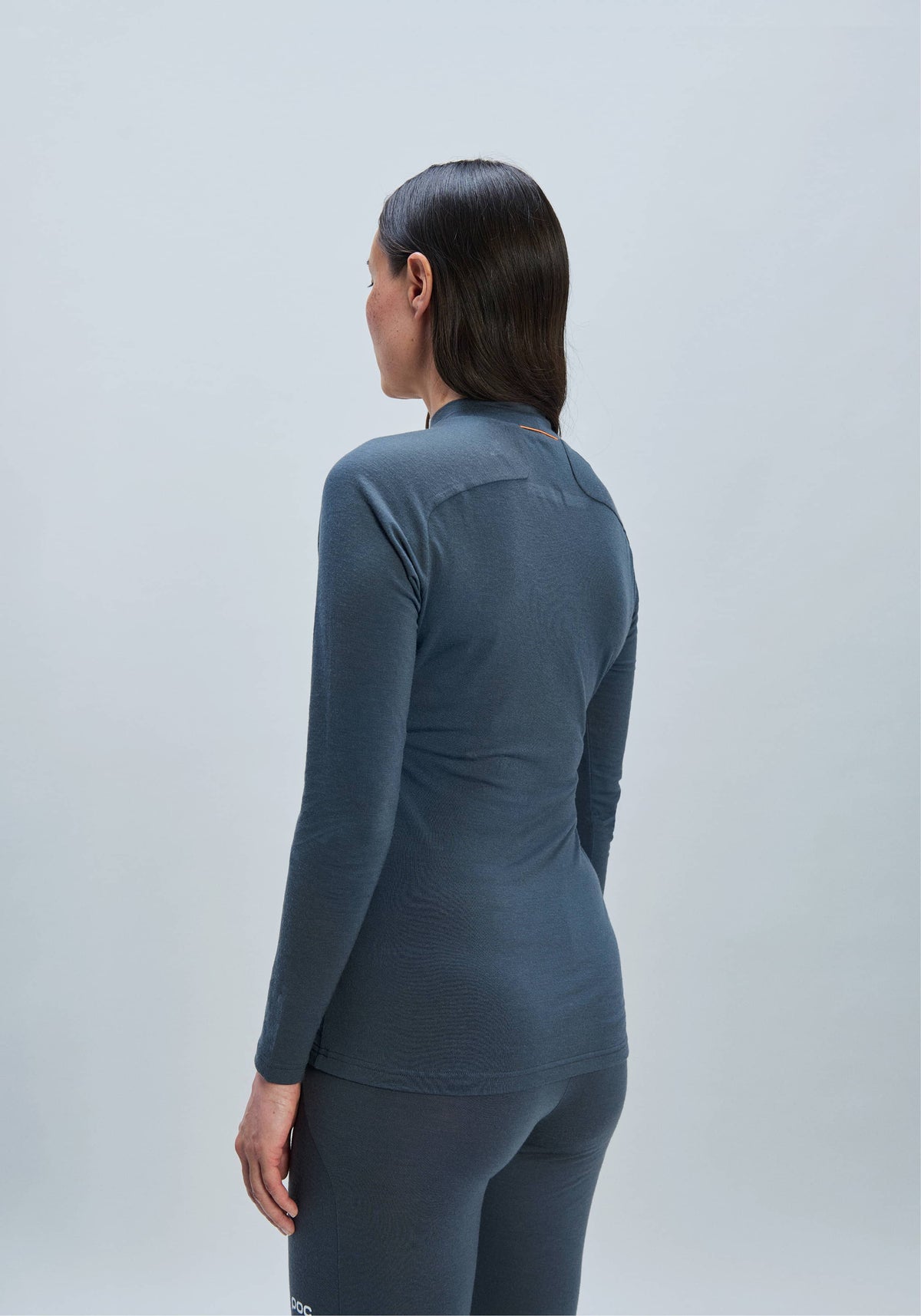 Merino Mock Neck - Baselayer Women - Sylvanite Grey