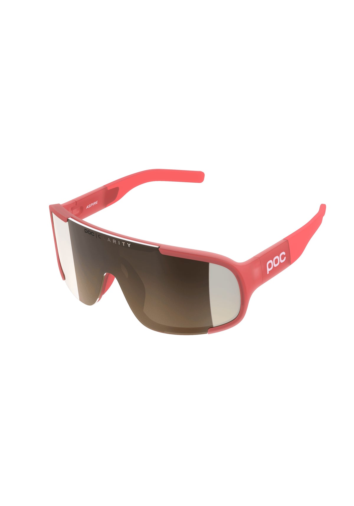 Aspire - Sunglasses - Ammolite Coral Translucent / Clarity Trail Partly Sunny Silver