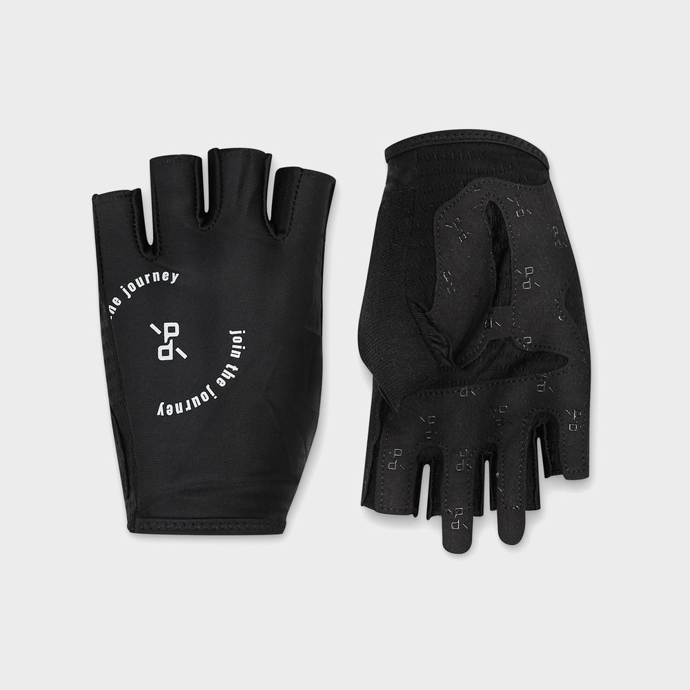 Fingerless - Gloves - Black