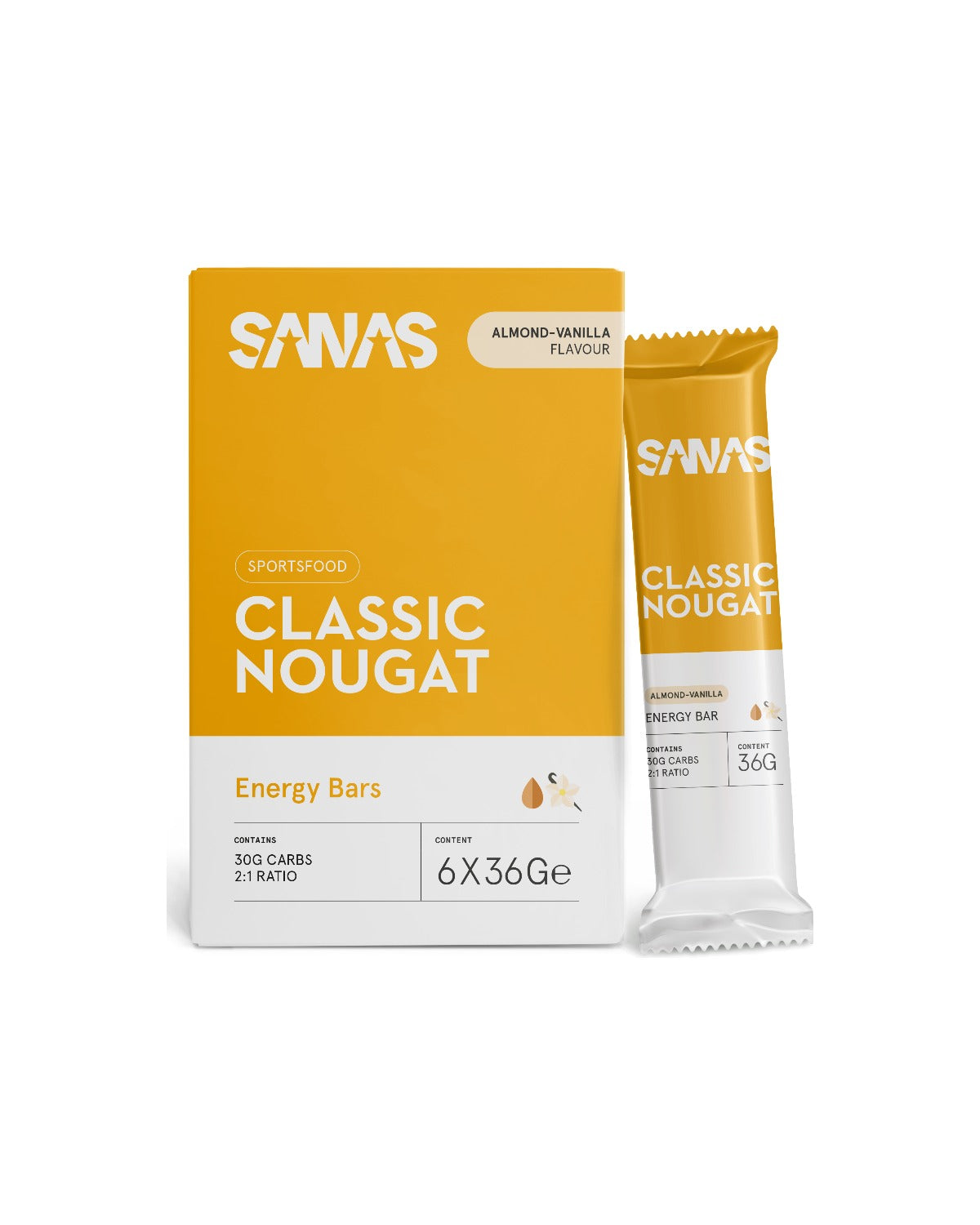 Classic Nougat - 6 Bars - Vanilla