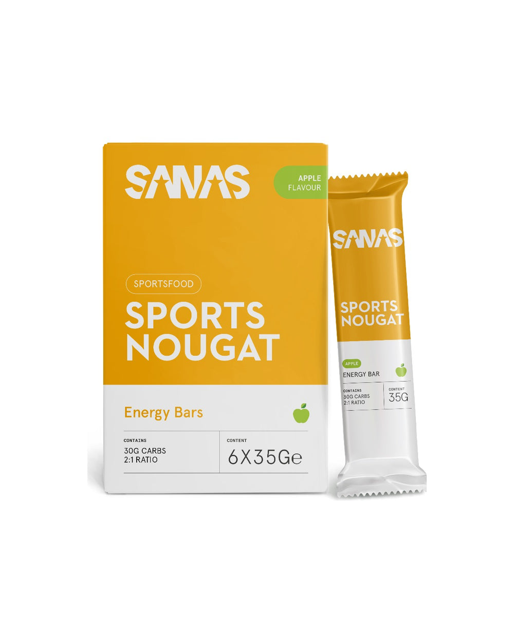 Sports Nougat - 6 Bars - Apple