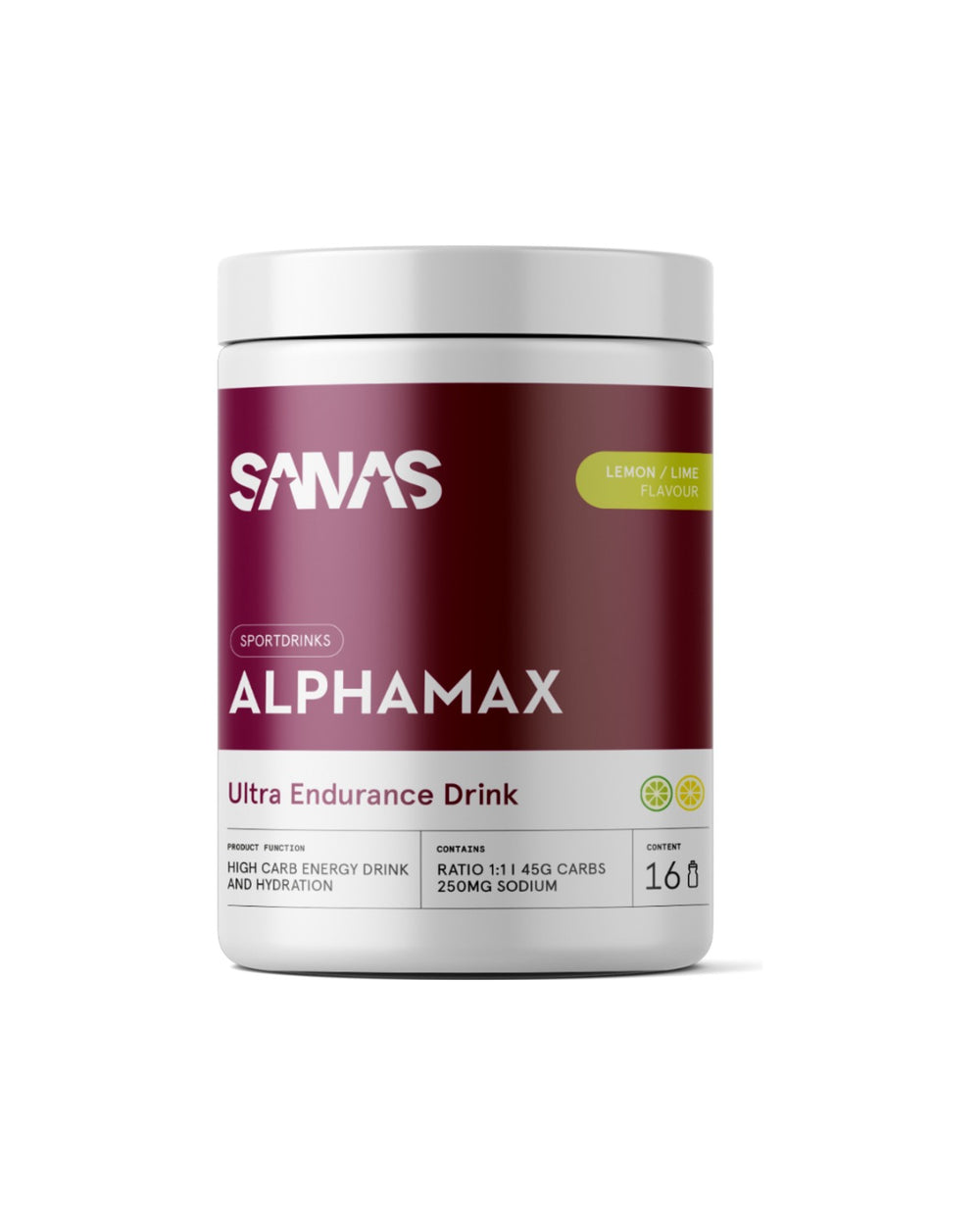 Alphamax Drink - Pot 760 g - Lemon-Lime