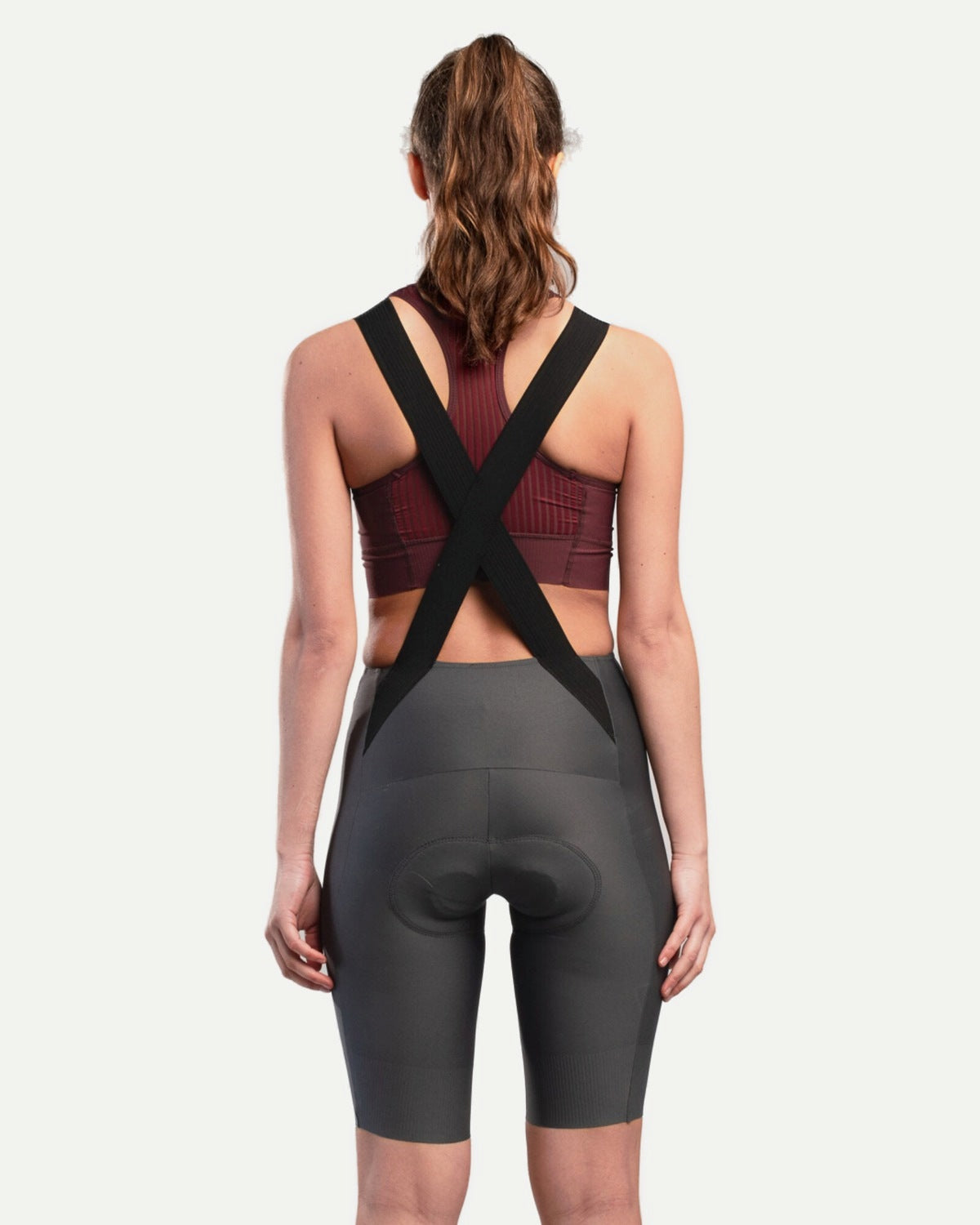 Power - Bib Shorts Women - Asphalt
