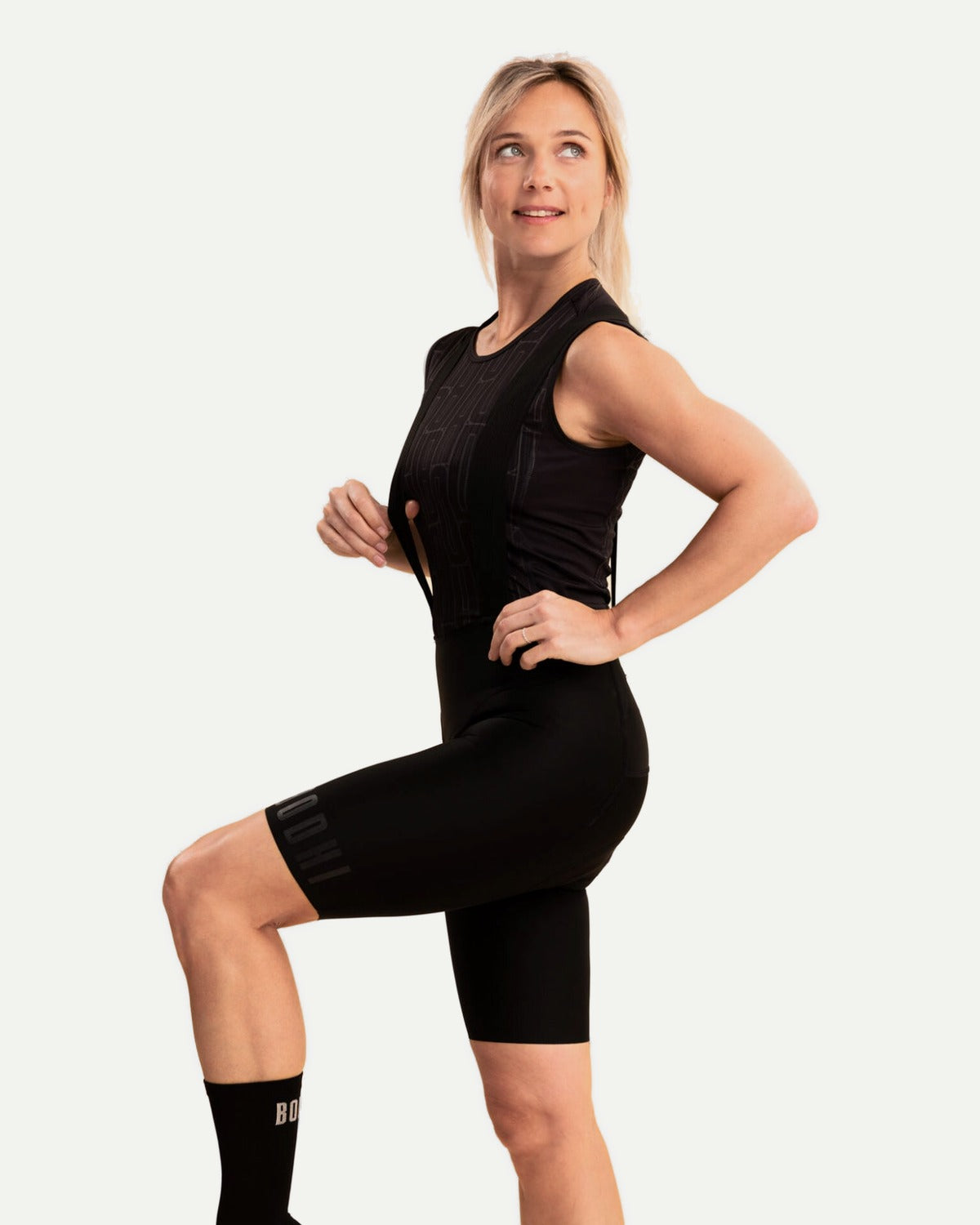 Power - Bib Shorts Women - Black
