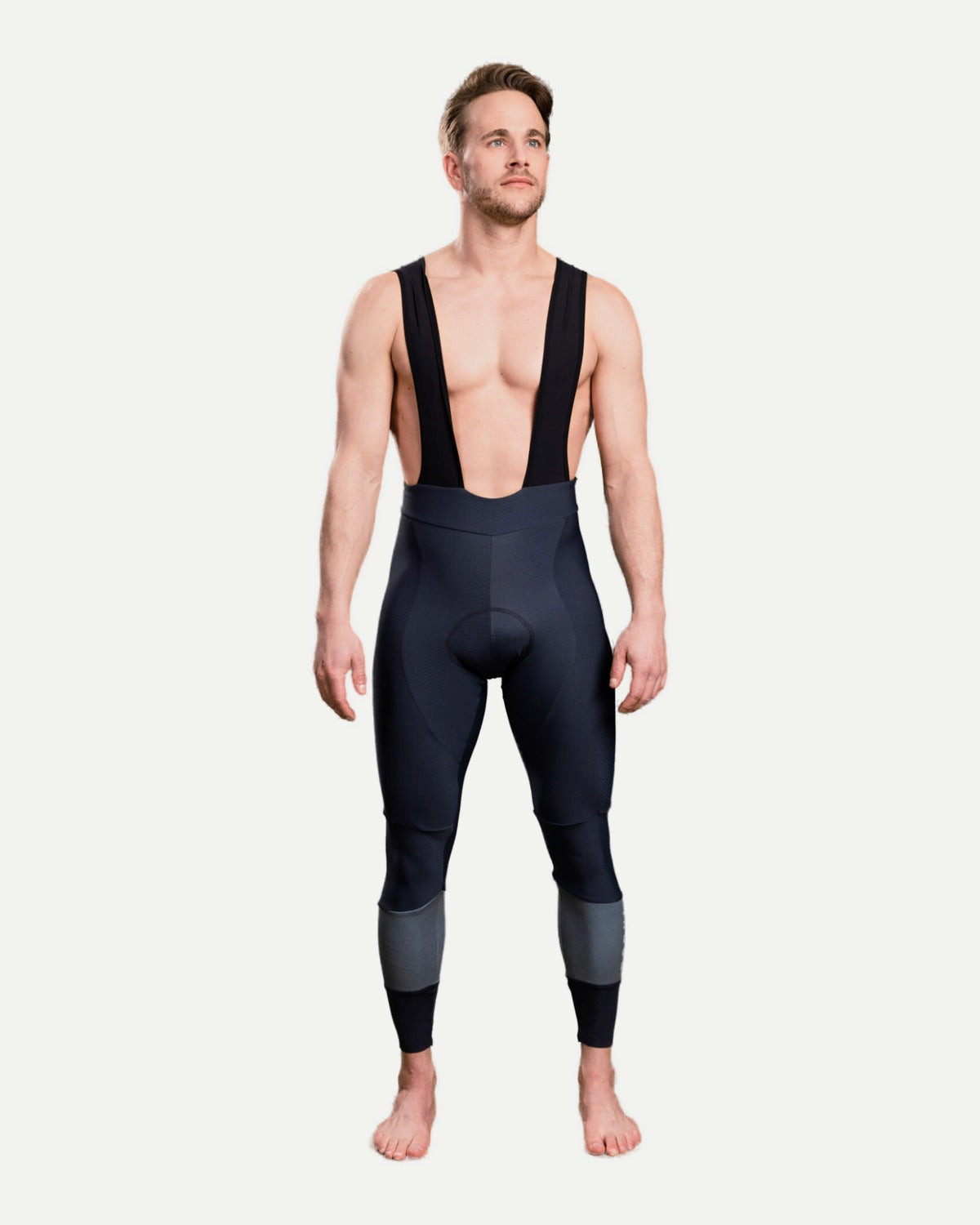 Power - Bib Tights Men - Blue Stone