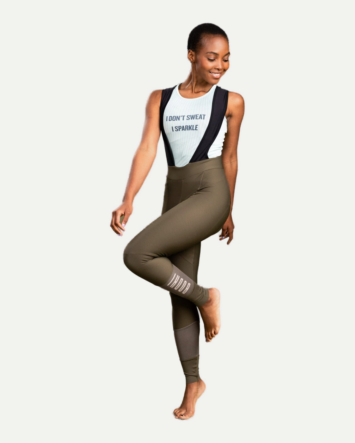Power - Bib Tights Women - Dark Olive