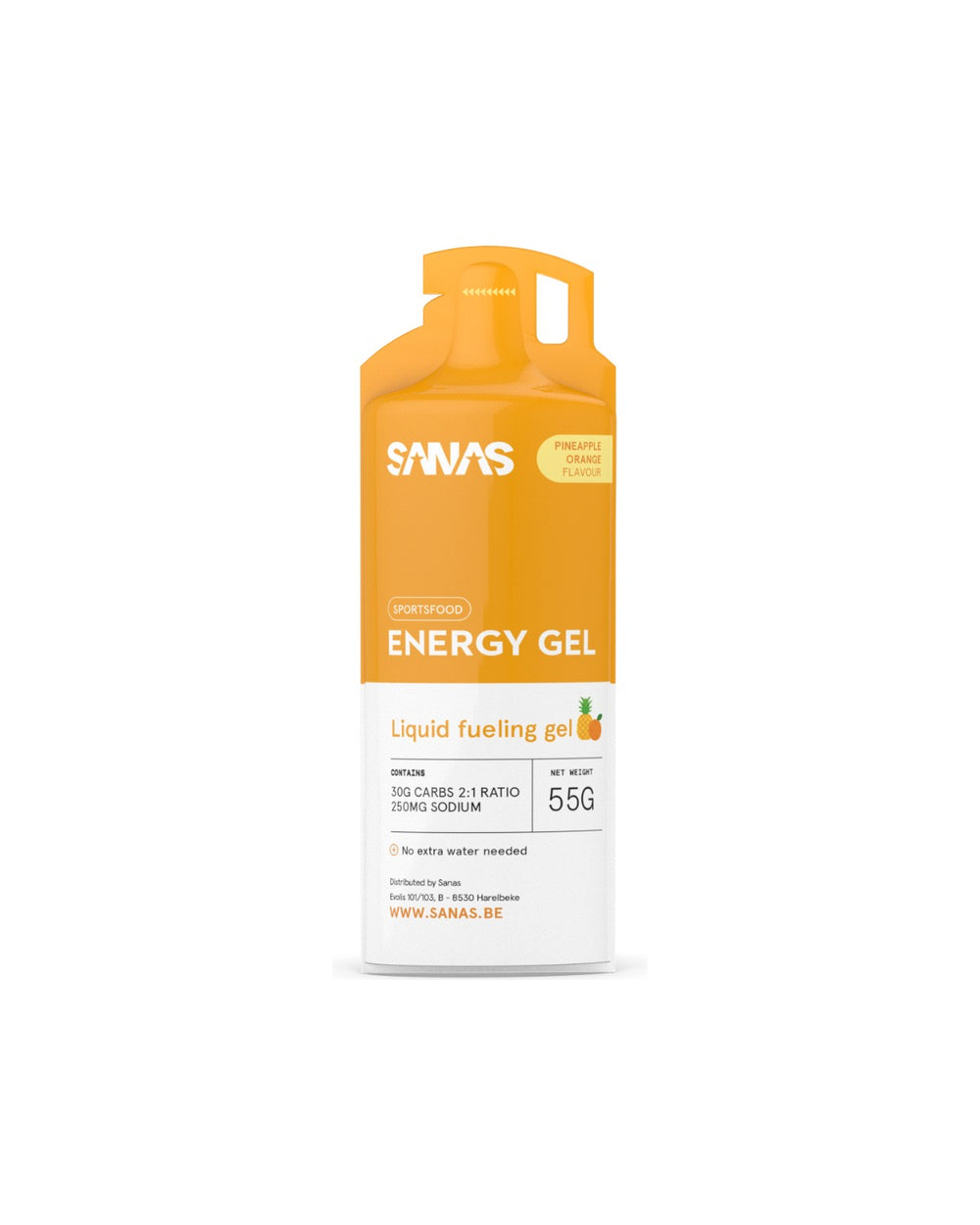 Energy Gel - 6 Gels - Pineapple/Orange